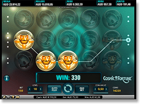 Play Cosmic Fortune video slots online