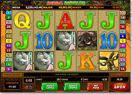 Mega Moolah video pokie