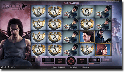 Play Dracula online video slots