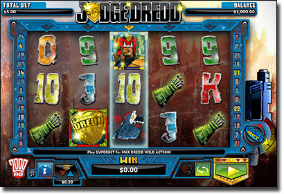 Judge Dredd online pokies