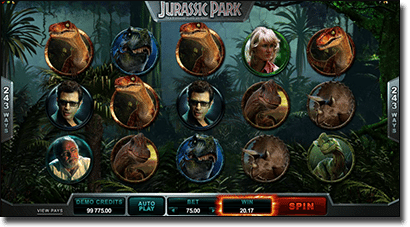 Jurassic Park online pokies