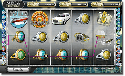Play Mega Fortune progressive jackpot slots by Net Ent