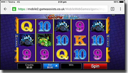 Supe It Up AUD mobile pokies