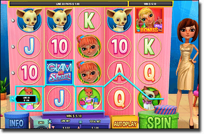 Glam or Sham online mobile pokies