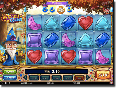 Wizard of Gems pokies by Play'n Go