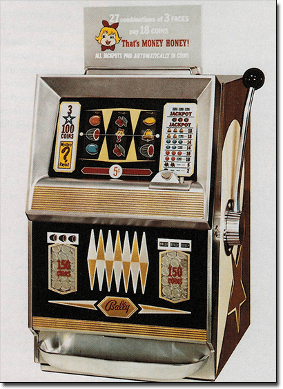 Land-based pokies machines history