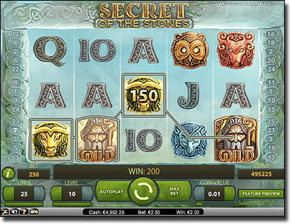 Secret of the Stones NetEnt online pokies