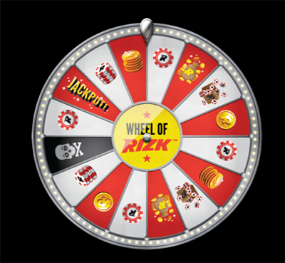 Wheel of Rizk - Rizk Casino bonuses and prizes