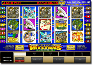 Major Millions 5-reel progressive jackpot pokies