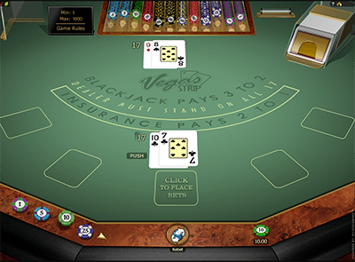 Vegas Strip blackjack