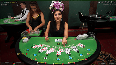 Live dealer blackjack