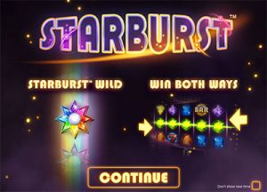 Starburst NetEnt symbols and features