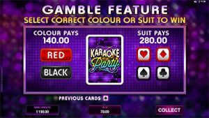 Karaoke Party gamble feature