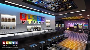 Slots Million virtual reality casino hub room