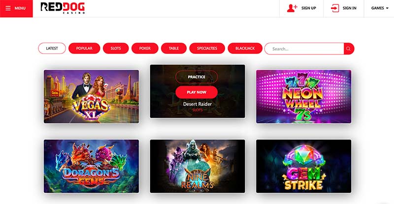 Red Dog Casino review 