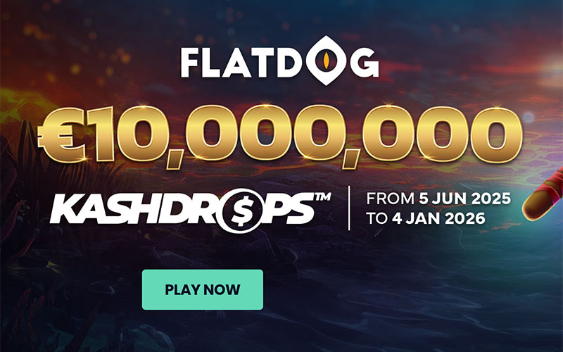 Flatdog Kash Drops promotion